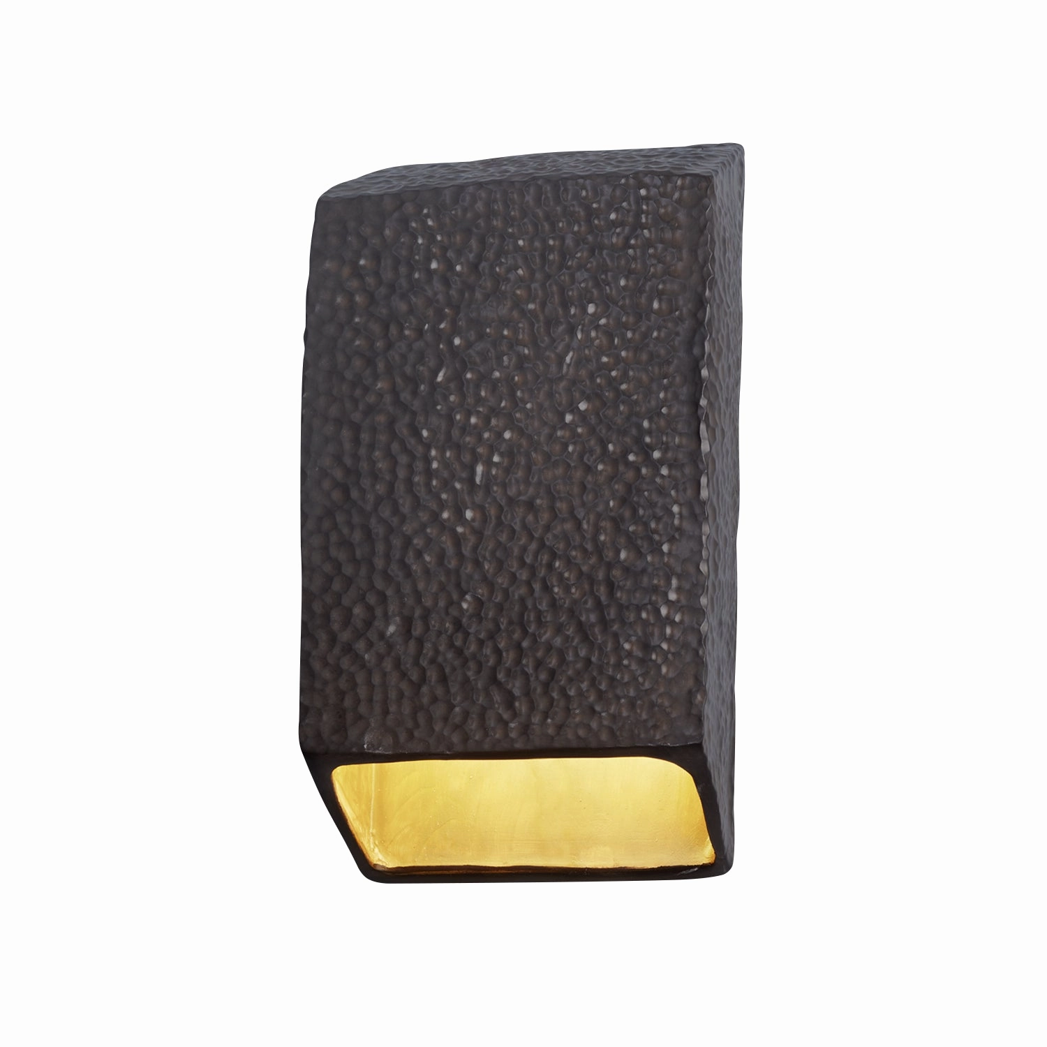 Ambiance LED Wall Sconce Hammered Iron w/ Champagne GoldOutdoor wall sconces with motion sensor