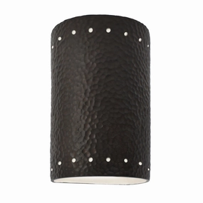 Ambiance LED Wall Sconce Hammered IronOutdoor wall sconces with motion sensor