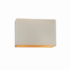 Ambiance LED Wall Sconce Matte White with Champagne Gold internalOutdoor wall sconces with motion sensor