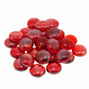 American Fyre Designs 10 lbs Ruby Fyre Gems Media GLG-10-RYFireproof mat for under fire pit