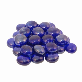 American Fyre Designs 10 lbs Sapphire Fyre Gems Media GLG-10-SFireproof mat for under fire pit