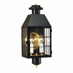 American Heritage Two Light Outdoor Wall Sconce BlackOutdoor wall sconces with motion sensor