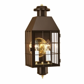 American Heritage Two Light Outdoor Wall Sconce BronzeOutdoor wall sconces with motion sensor