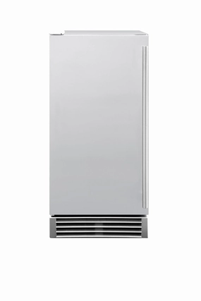 American Made Grills AMG 15" UL Outdoor Rated Ice Maker w/Stainless Door SSIM-15 outdoor beverage cooler with wheels