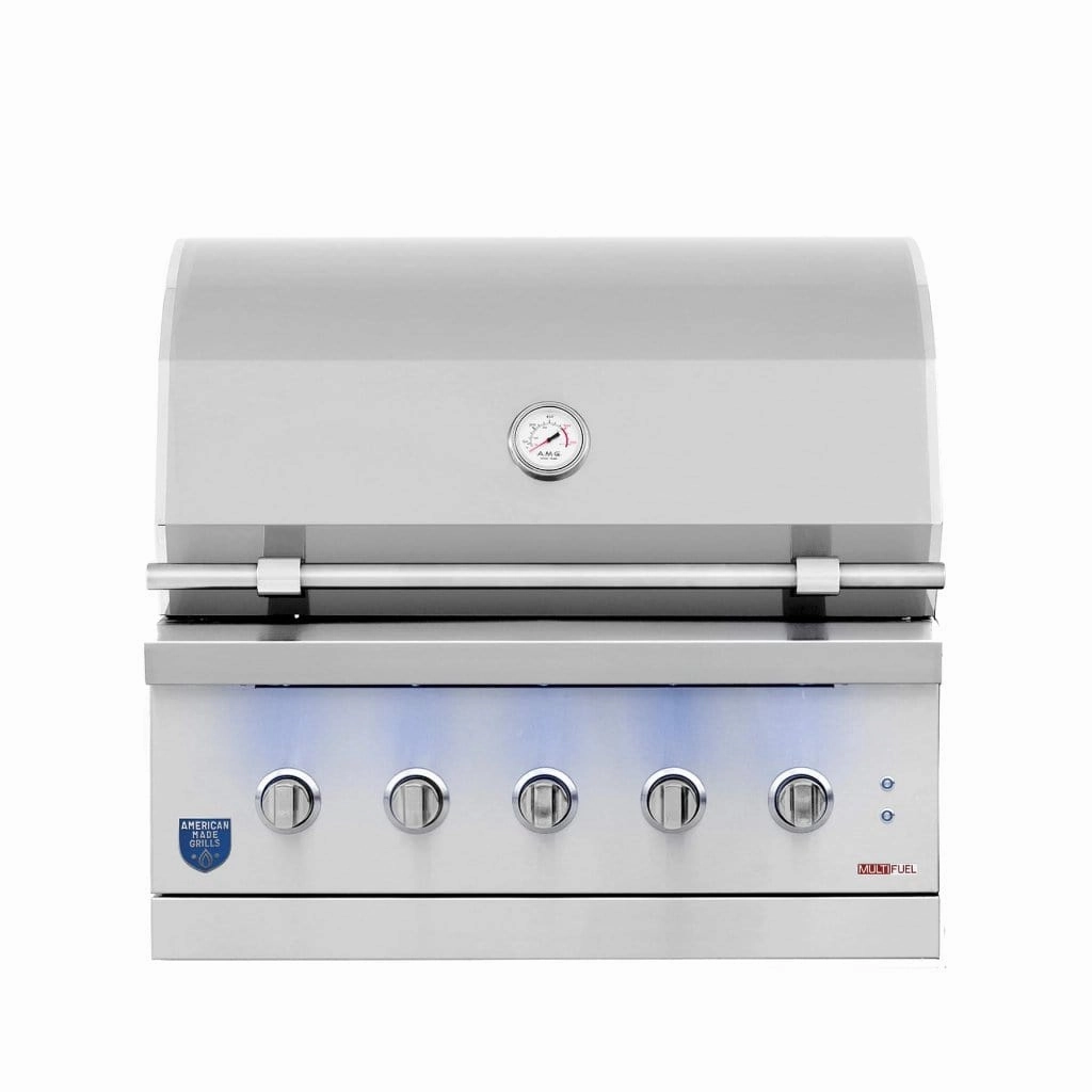 American Made Grills AMG Encore 36" Hybrid Built-in Gas Grill ENC36 compact BBQ grill for small spaces