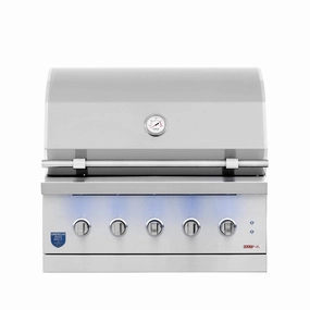 American Made Grills AMG Encore 36" Hybrid Built-in Gas Grill ENC36 compact BBQ grill for small spaces