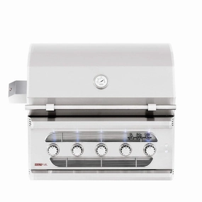 American Made Grills AMG Muscle 36" Hybrid Built-in Gas Grill MUS36 compact BBQ grill for small spaces