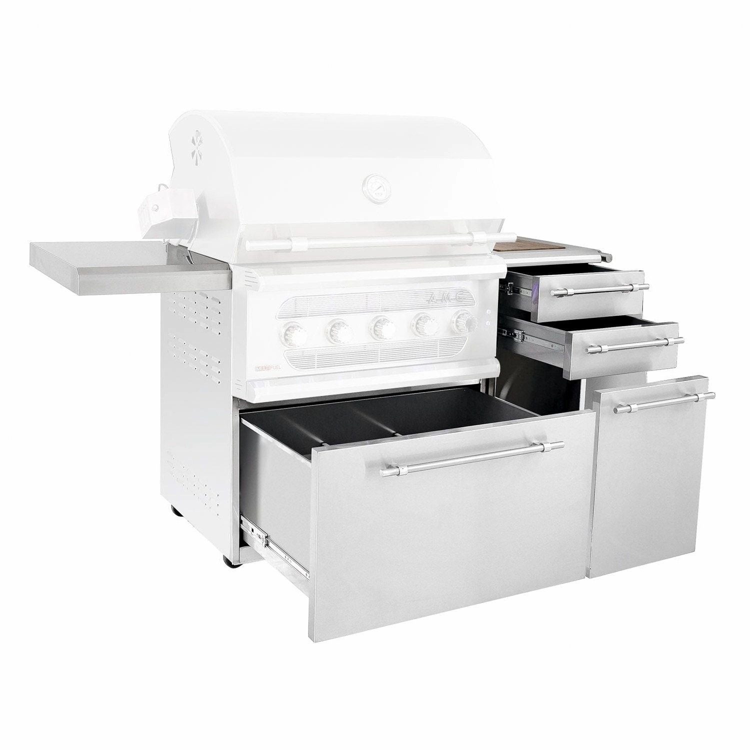 American Made Grills  Muscle/Encore 36" Grills Freestanding Cart CART-AMG36Stainless steel BBQ tool set