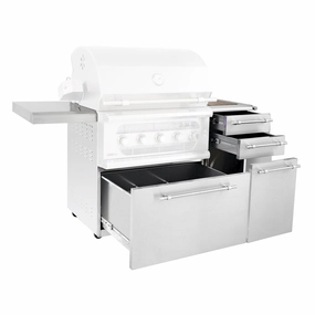 American Made Grills  Muscle/Encore 36" Grills Freestanding Cart CART-AMG36Stainless steel BBQ tool set