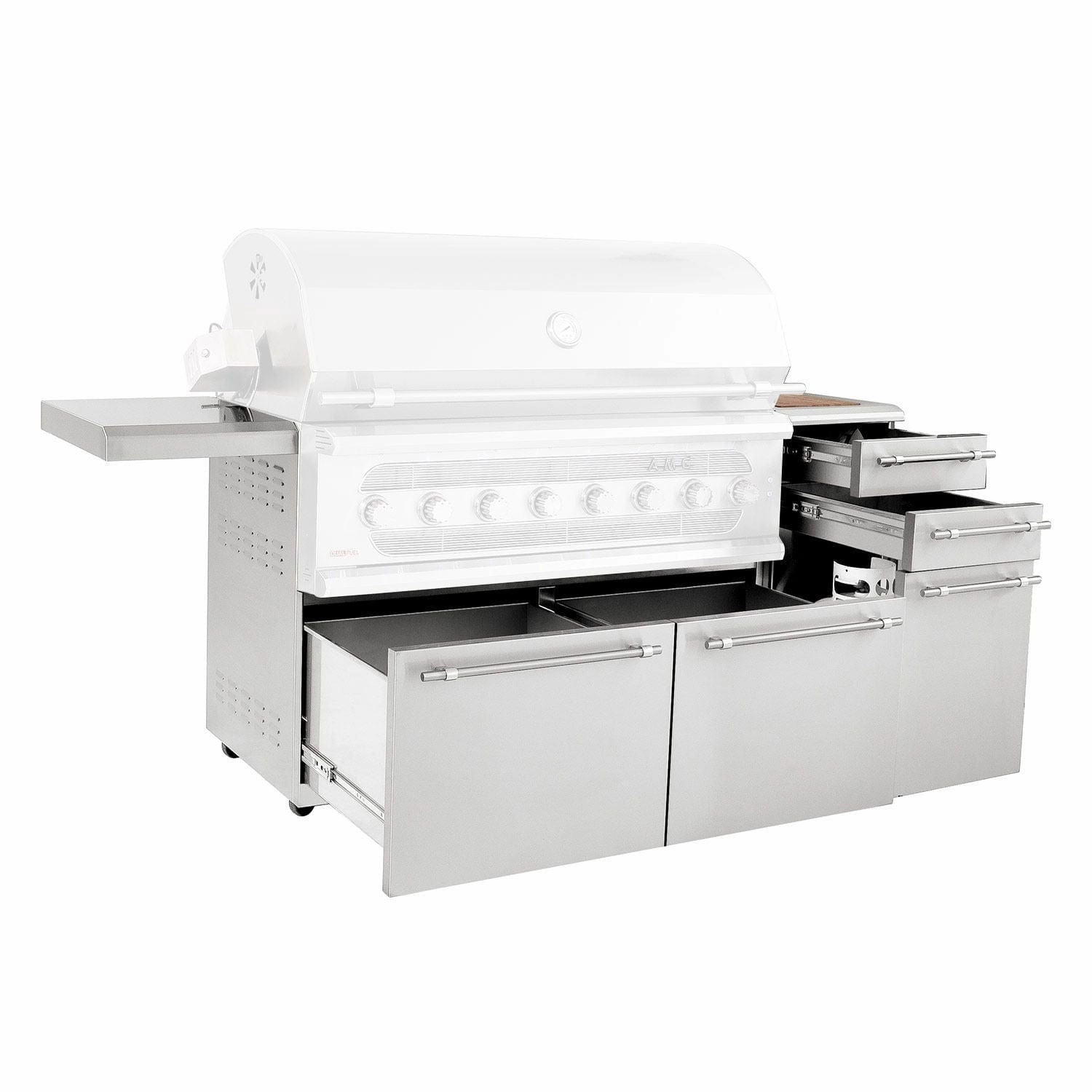 American Made Grills  Muscle/Encore 54" Grills Freestanding Cart CART-AMG54Stainless steel BBQ tool set