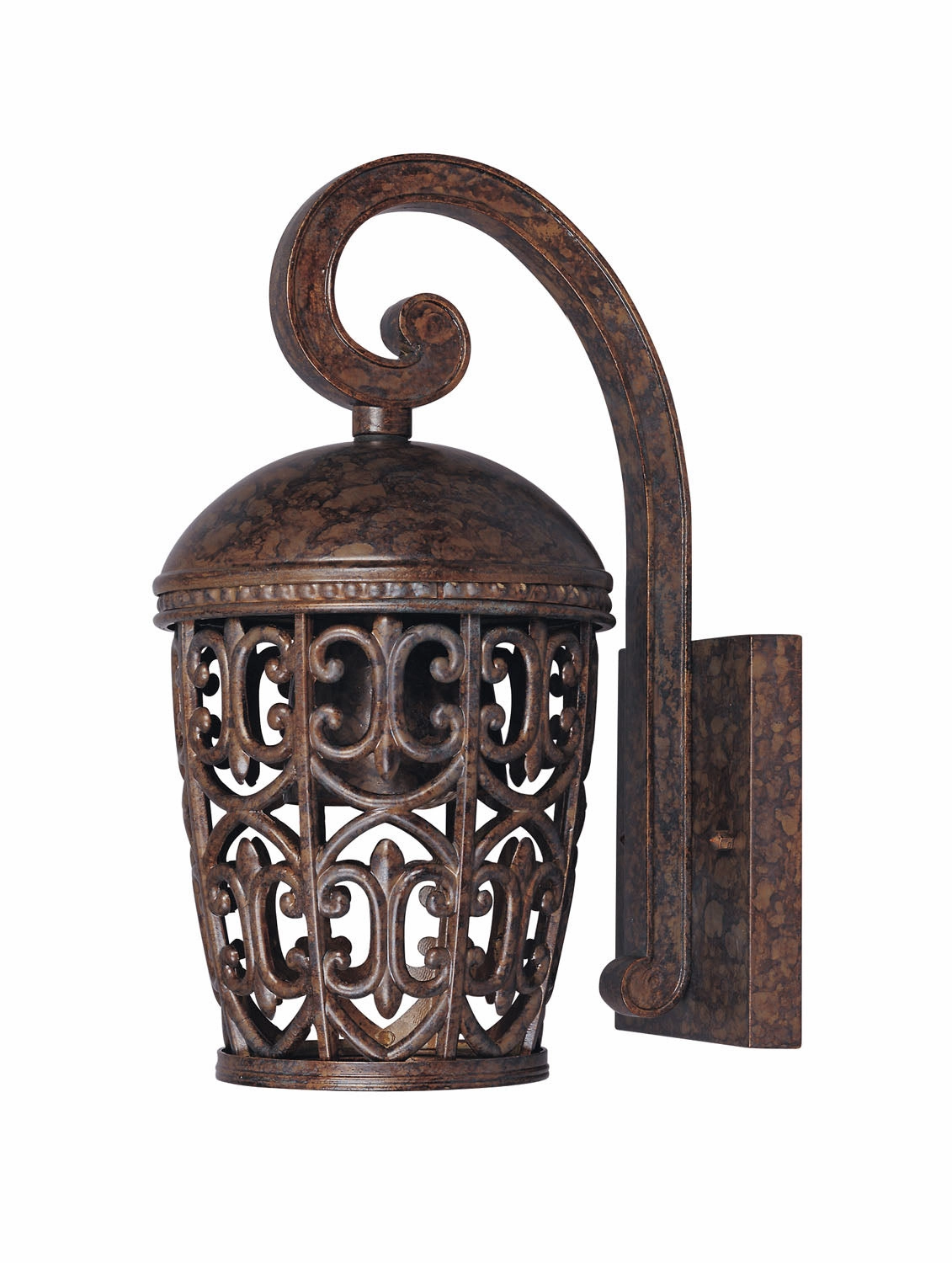Amherst One Light Wall Lantern Burnt UmberOutdoor wall sconces with motion sensor