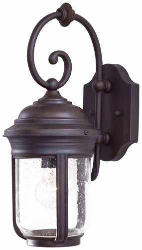 Amherst One Light Wall Mount Roman BronzeOutdoor wall sconces with motion sensor