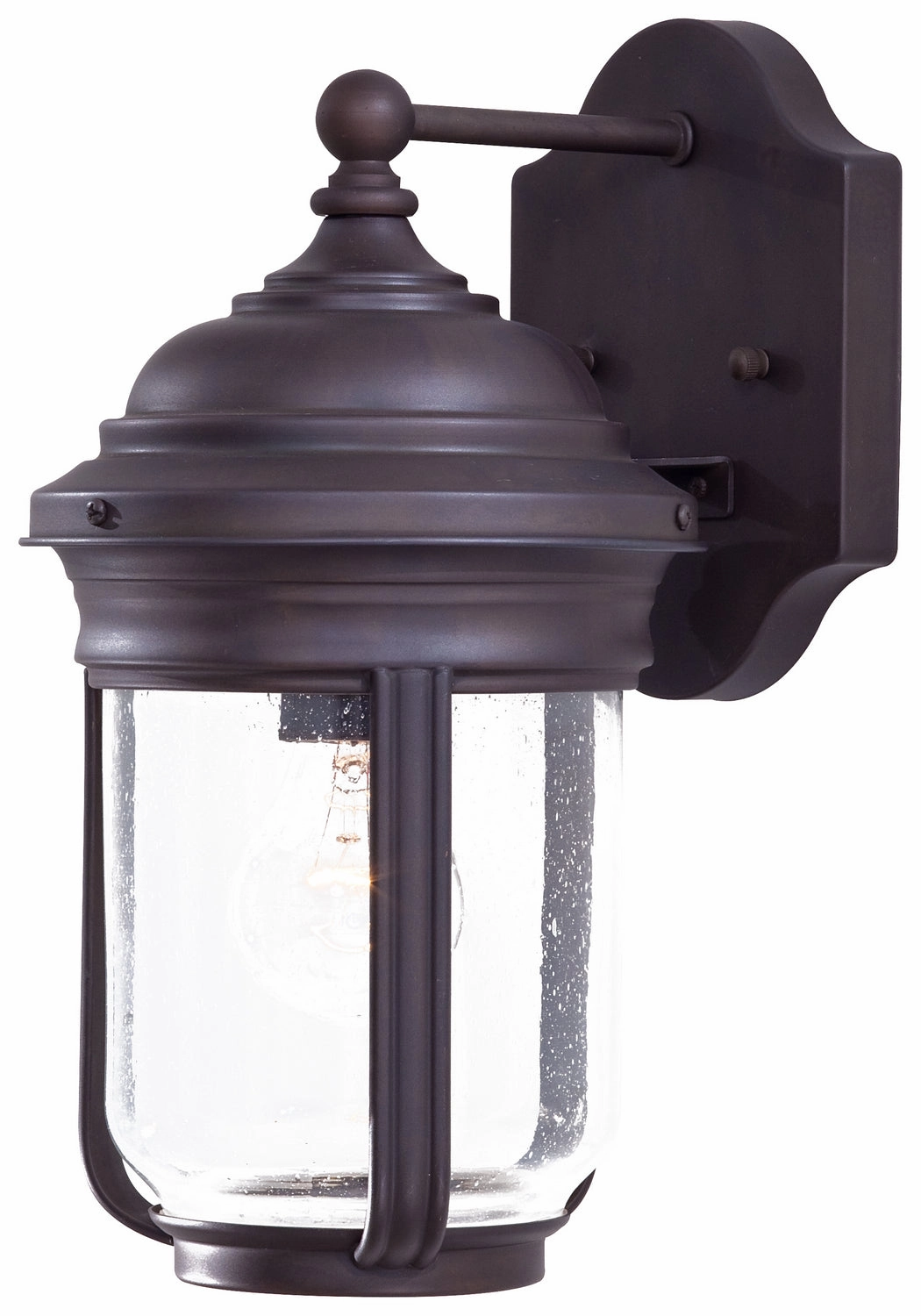 Amherst One Light Wall Sconce Roman BronzeOutdoor wall sconces with motion sensor