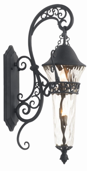 Anastasia Outdoor Two Light Outdoor Wall Bracket Textured Matte BlackOutdoor wall sconces with motion sensor