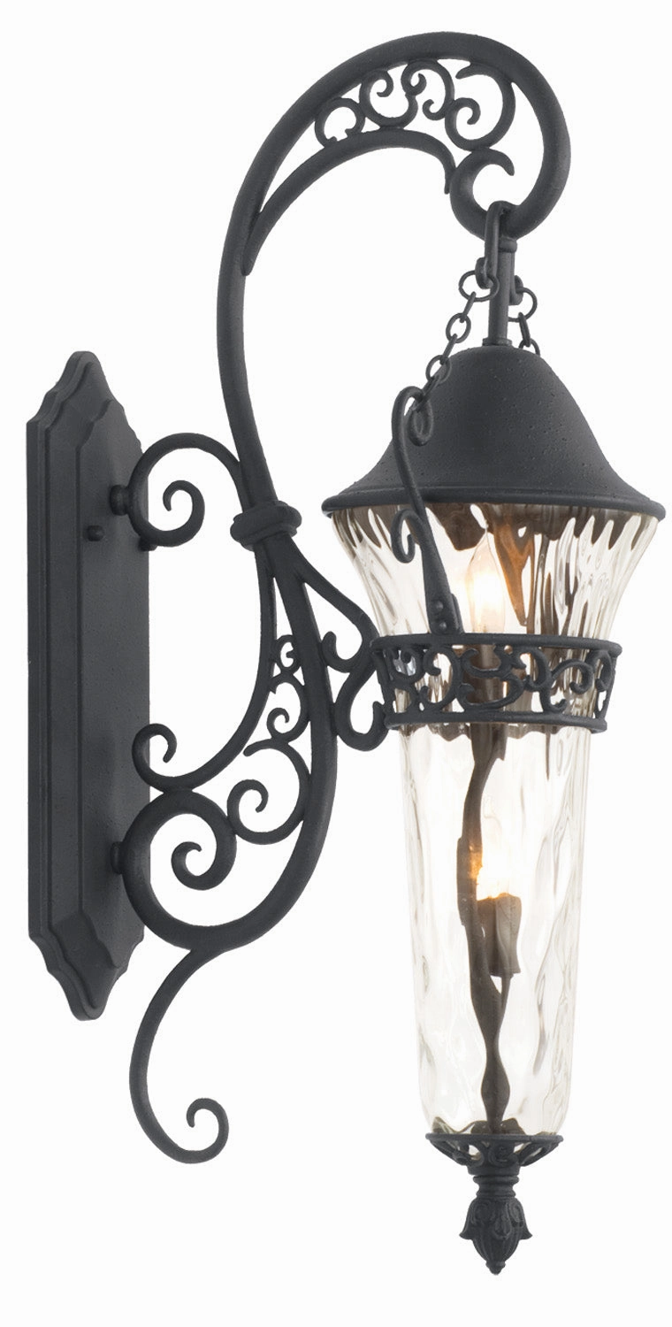 Anastasia Outdoor Two Light Outdoor Wall Bracket Textured Matte BlackOutdoor wall sconces with motion sensor