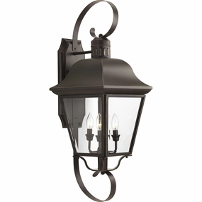 Andover Four Light Wall Lantern Antique BronzeOutdoor wall sconces with motion sensor