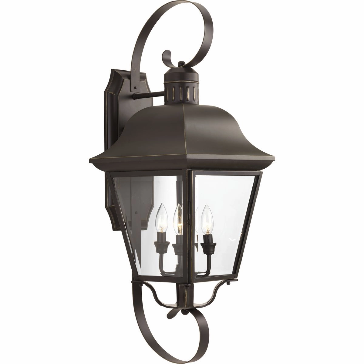 Andover Four Light Wall Lantern Antique Bronze
