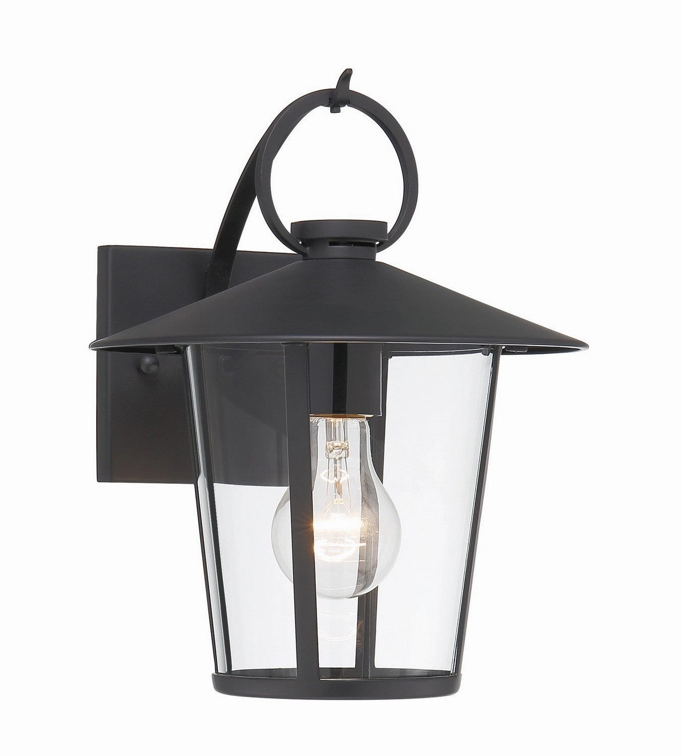Andover One Light Outdoor Wall Sconce Matte BlackOutdoor wall sconces with motion sensor