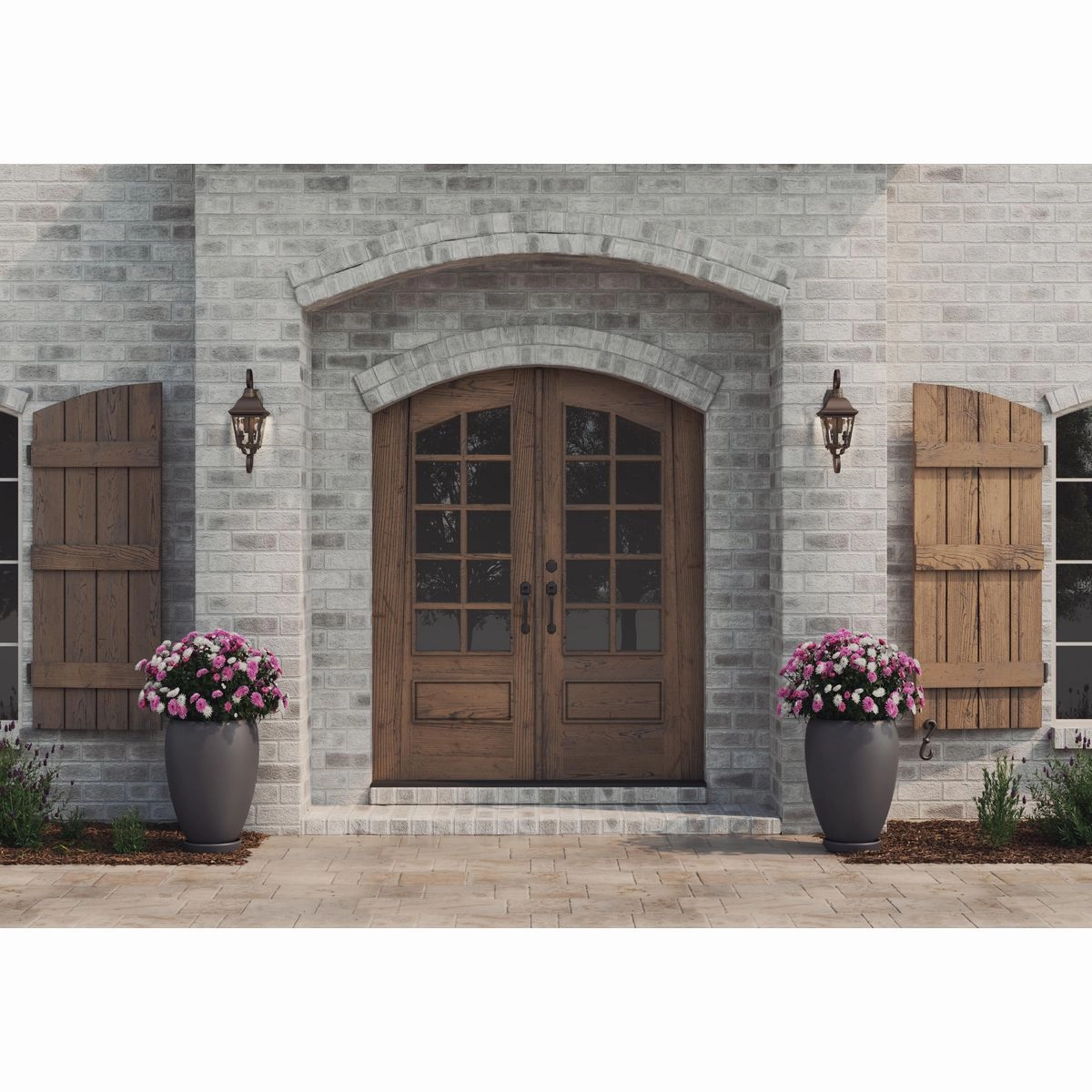 Andover Two Light Wall Lantern Antique Bronze