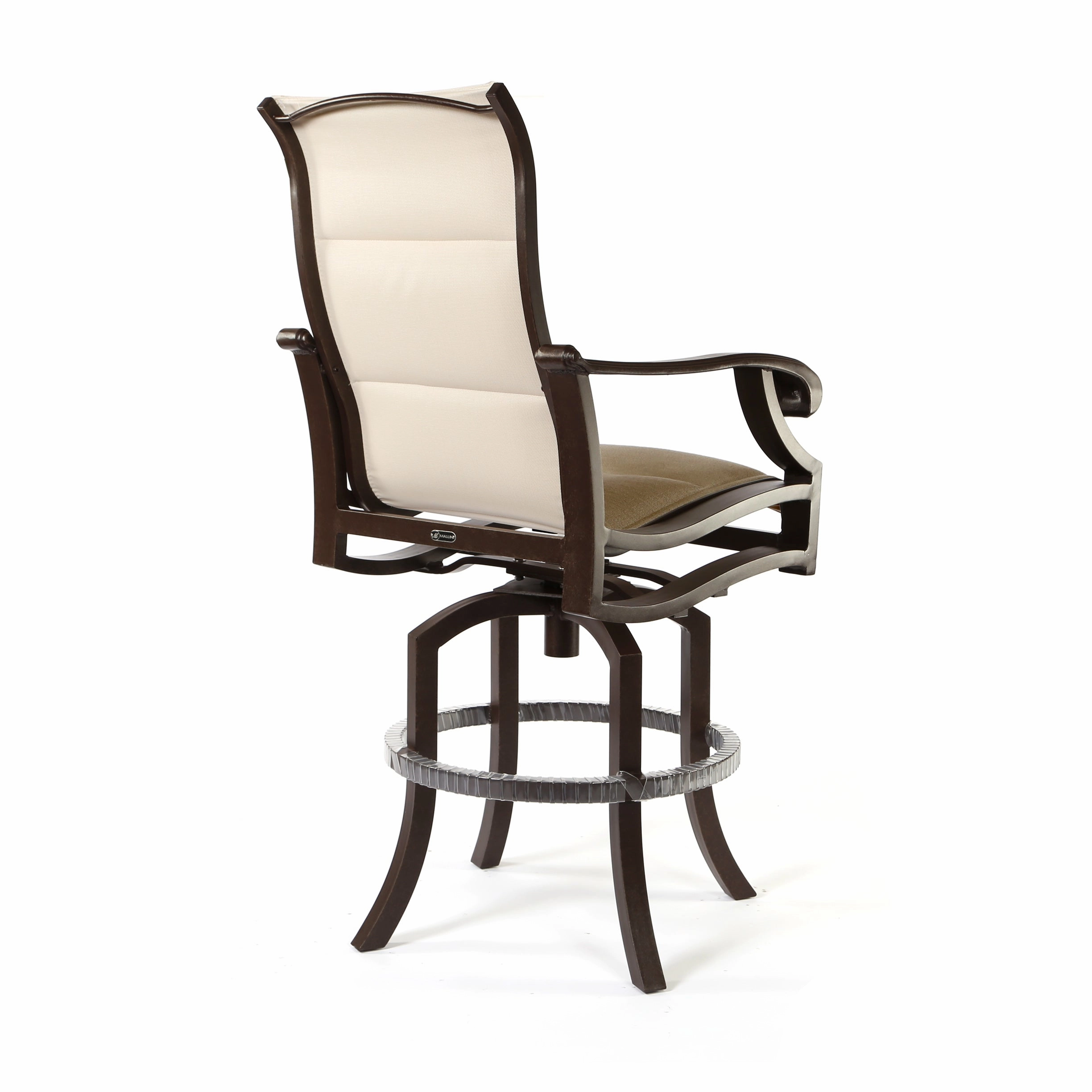 Anthem Padded Sling Swivel Bar Stool