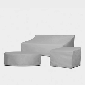 Antigua 2 Seat Armless Sofa - Weather Coverwaterproof outdoor sofa cover