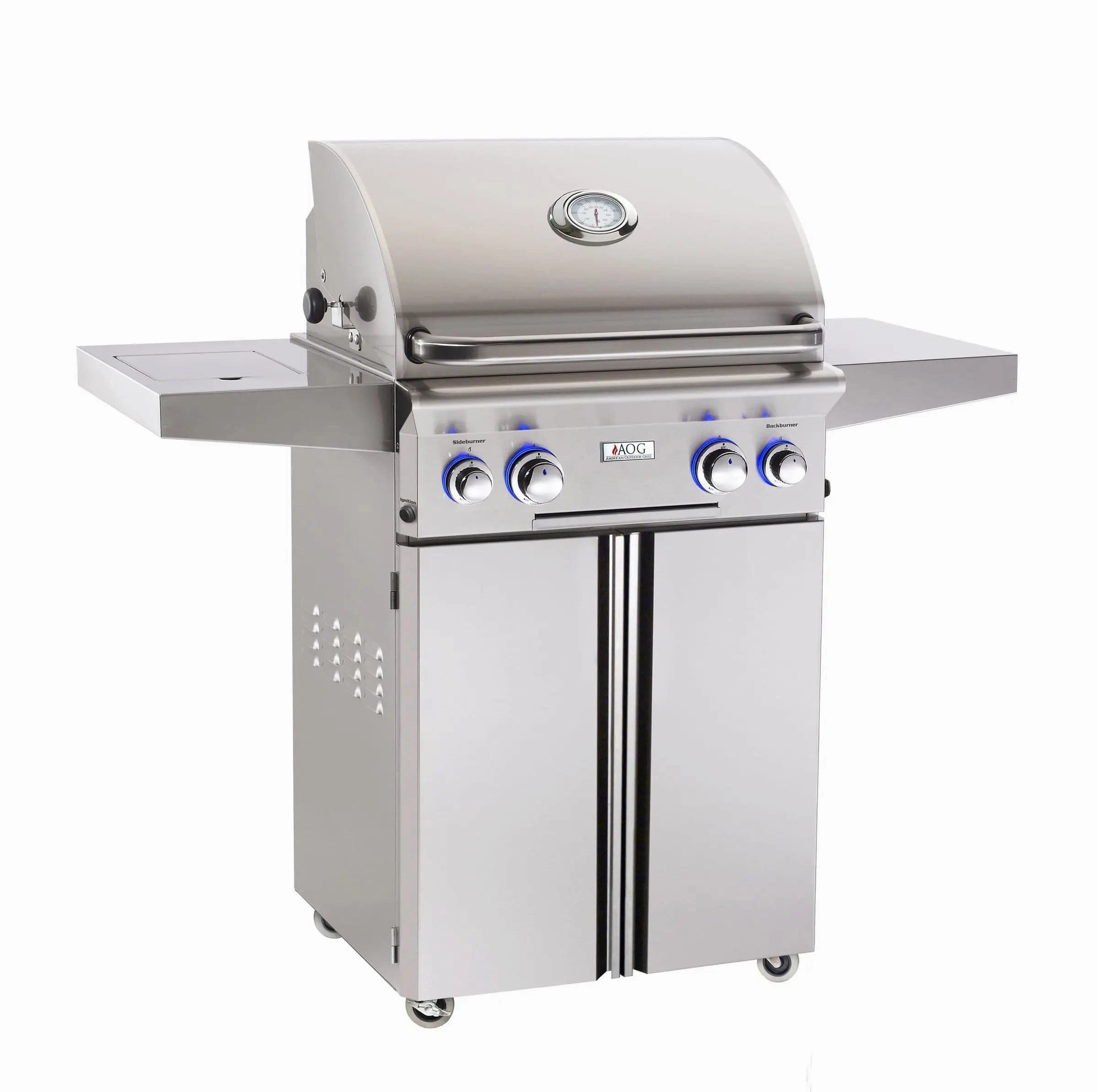 AOG  American Outdoor Grill L Series 24" Portable Grill compact BBQ grill for small spaces