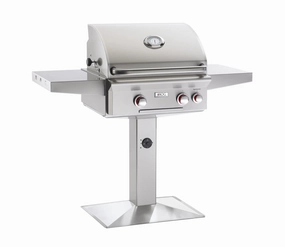 AOG American Outdoor Grill T Series 24" Post Mount with Base Grill 24NPT professional outdoor BBQ grill set