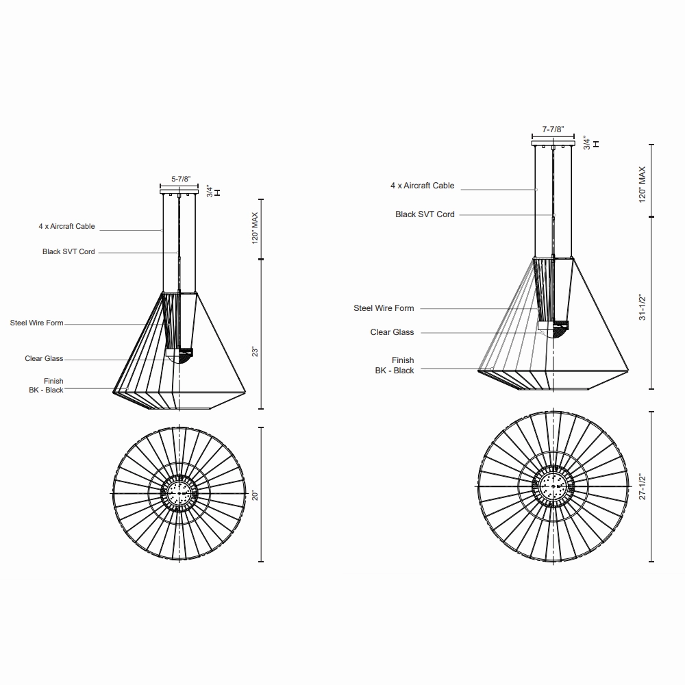 Arctic LED Exterior Pendant