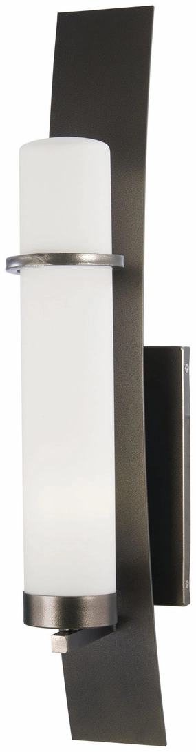 Arcus Truth One Light Outdoor Wall Mount Smoked IronOutdoor wall sconces with motion sensor
