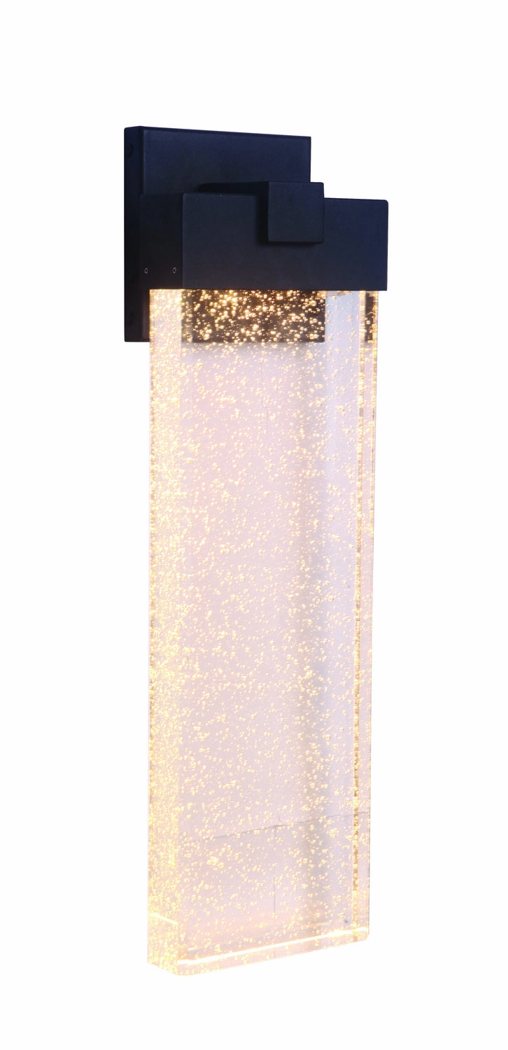 Aria LED Outdoor Wall Lantern Textured Black