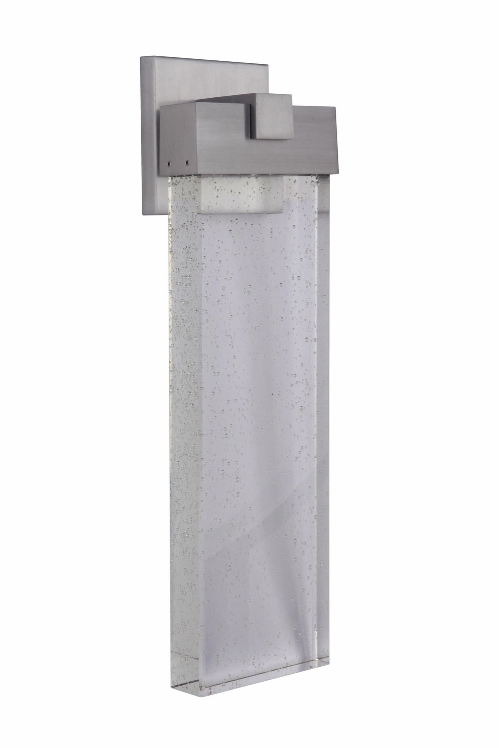 Aria LED Wall Lantern Satin AluminumOutdoor wall sconces with motion sensor