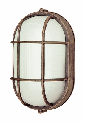 Aria One Light Bulkhead RustOutdoor wall sconces with motion sensor