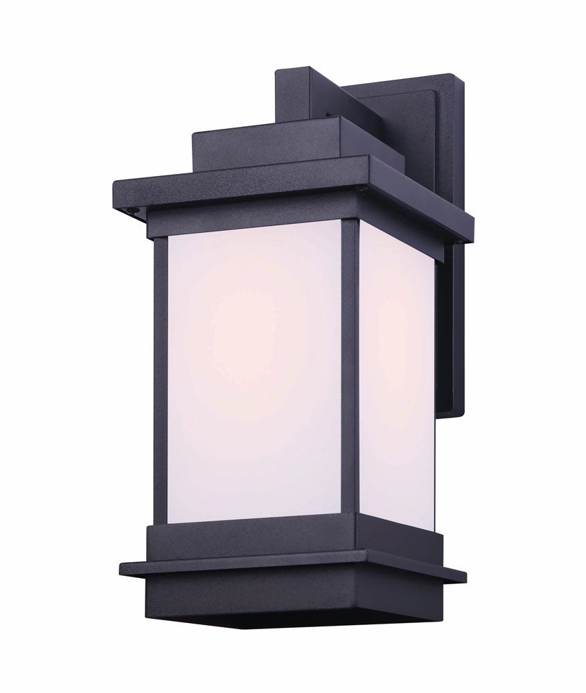 Arkello One Light Outdoor Lantern BlackOutdoor wall sconces with motion sensor