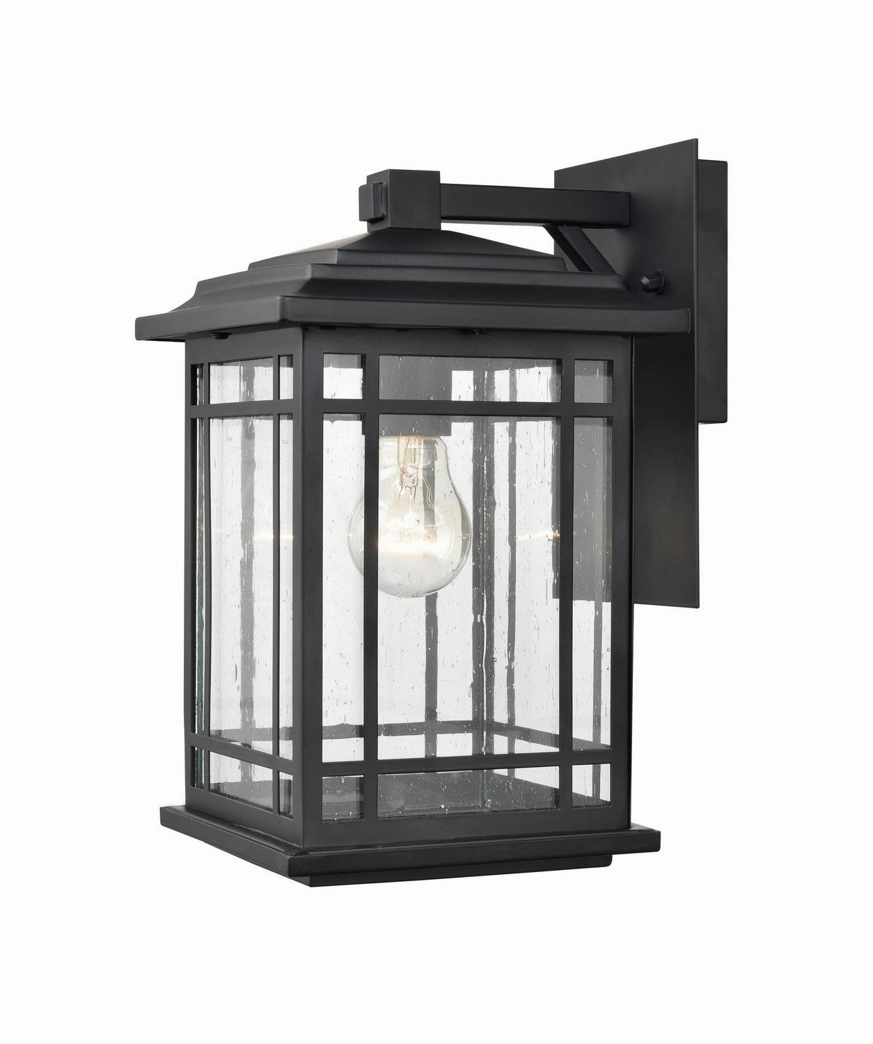 Armington One Light Outdoor Hanging Lantern Powder Coated BlackOutdoor wall sconces with motion sensor
