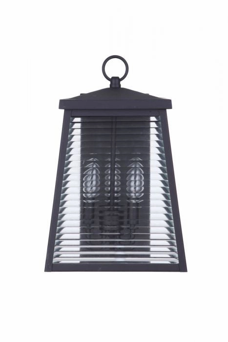 Armstrong Three Light Outdoor Wall Mount Midnight