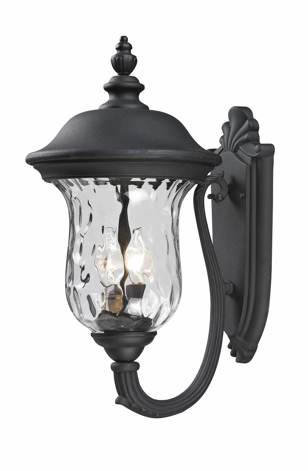 Armstrong Two Light Outdoor Wall Sconce BlackOutdoor wall sconces with motion sensor