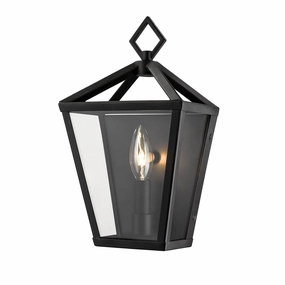 Arnold One Light Outdoor Wall Bracket Powder Coated BlackOutdoor wall sconces with motion sensor