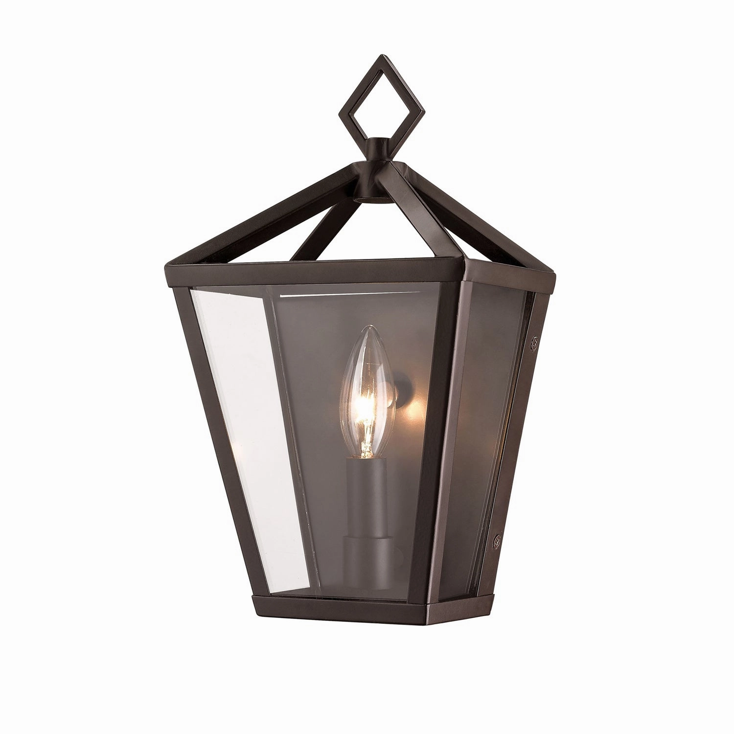 Arnold One Light Outdoor Wall Sconce Powder Coated BronzeOutdoor wall sconces with motion sensor