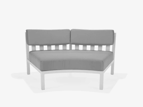 Array Modular Curved Double Segmentoutdoor chair for garden and patio
