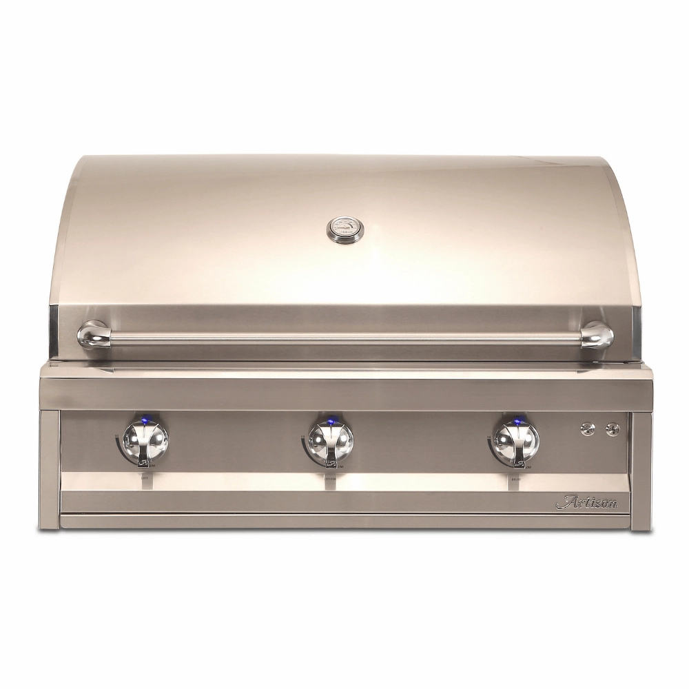 Artisan 36-Inch 3-Burner Built-In American Eagle Gas Grill AAEP-36-NG/LP compact BBQ grill for small spaces
