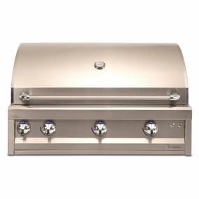 Artisan 36-Inch 3-Burner Built-In Professional Gas Grill With Rotisserie & Light ARTP-36-NG/LP compact BBQ grill for small spaces