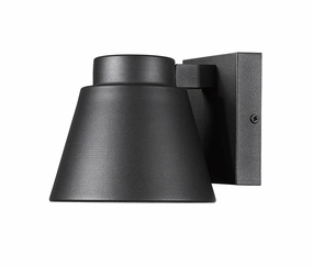 Asher LED Outdoor Wall Mount BlackOutdoor wall sconces with motion sensor