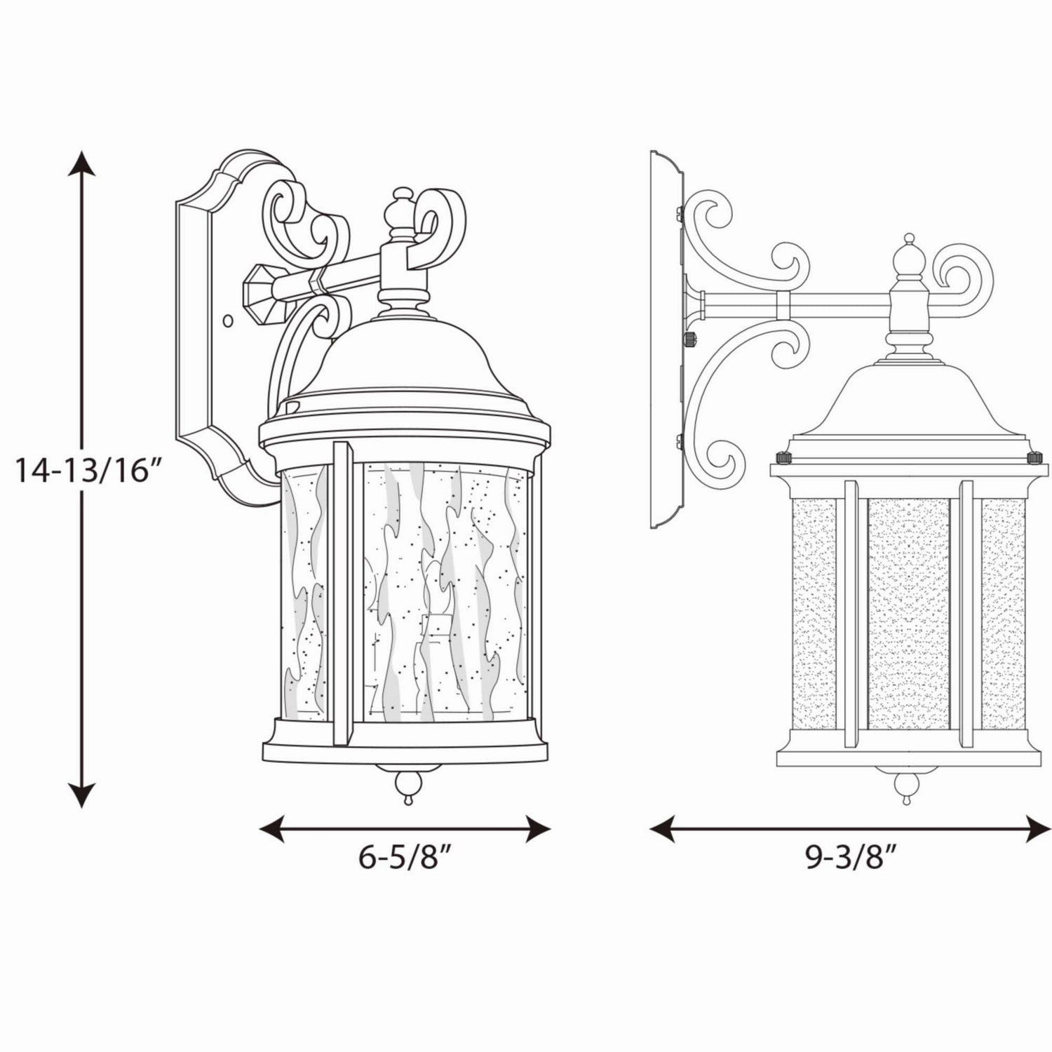 Ashmore Two Light Wall Lantern Antique Bronze