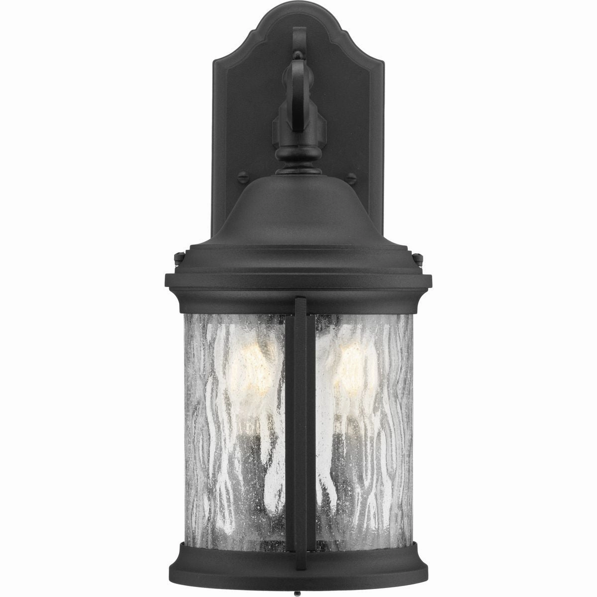Ashmore Two Light Wall Lantern Textured Black