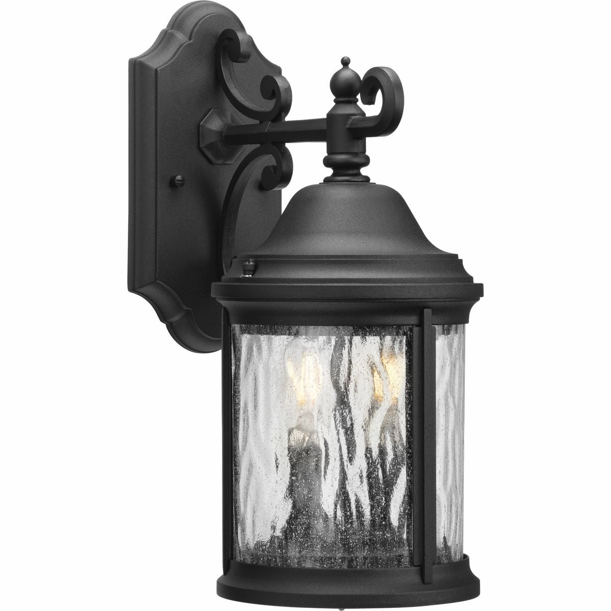 Ashmore Two Light Wall Lantern Textured Black