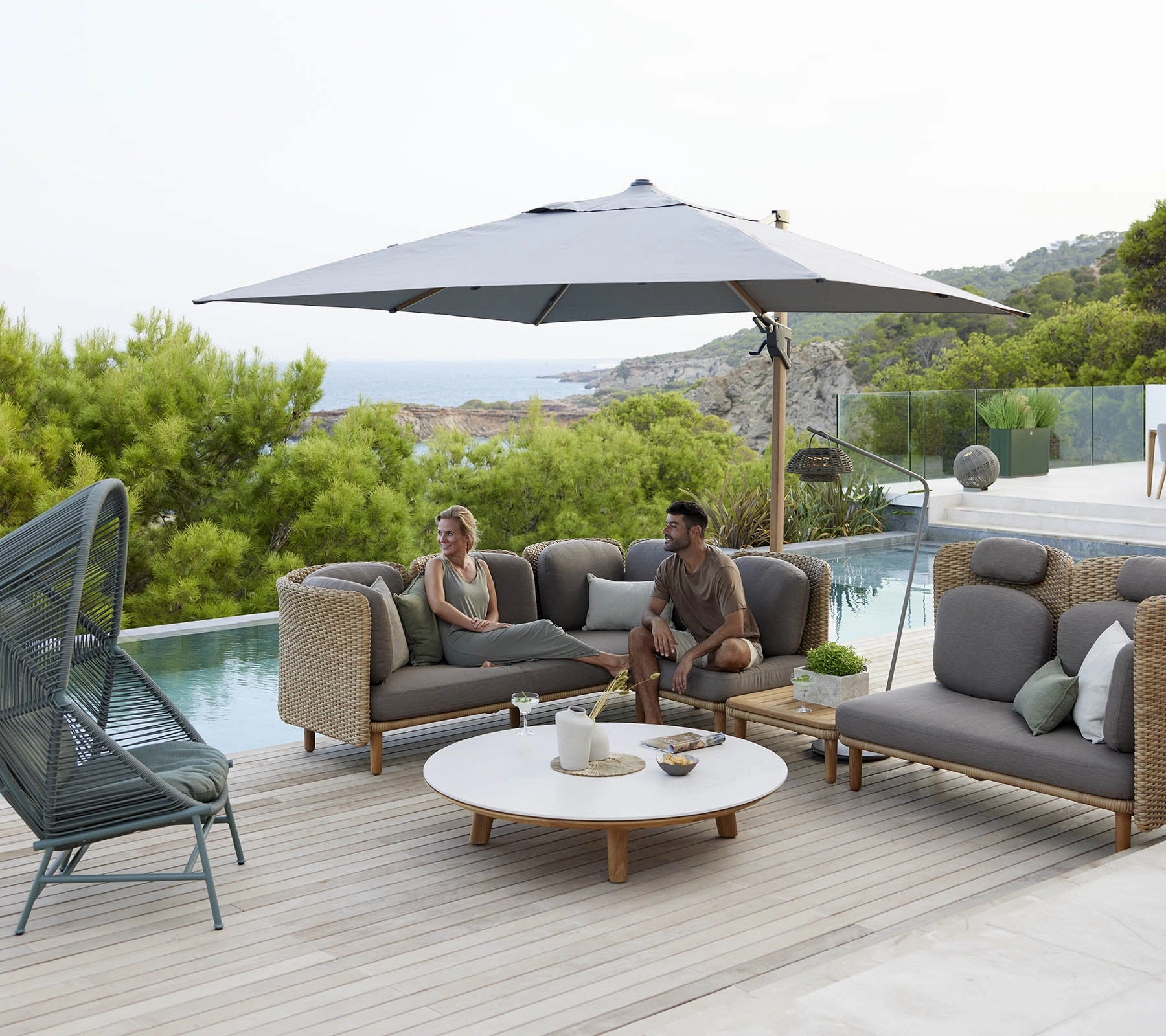 Aspect coffee table, dia. 144 cm