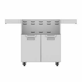 Aspire by Hestan 30-Inch Double Door Tower Cart ECD30Stainless steel BBQ tool set