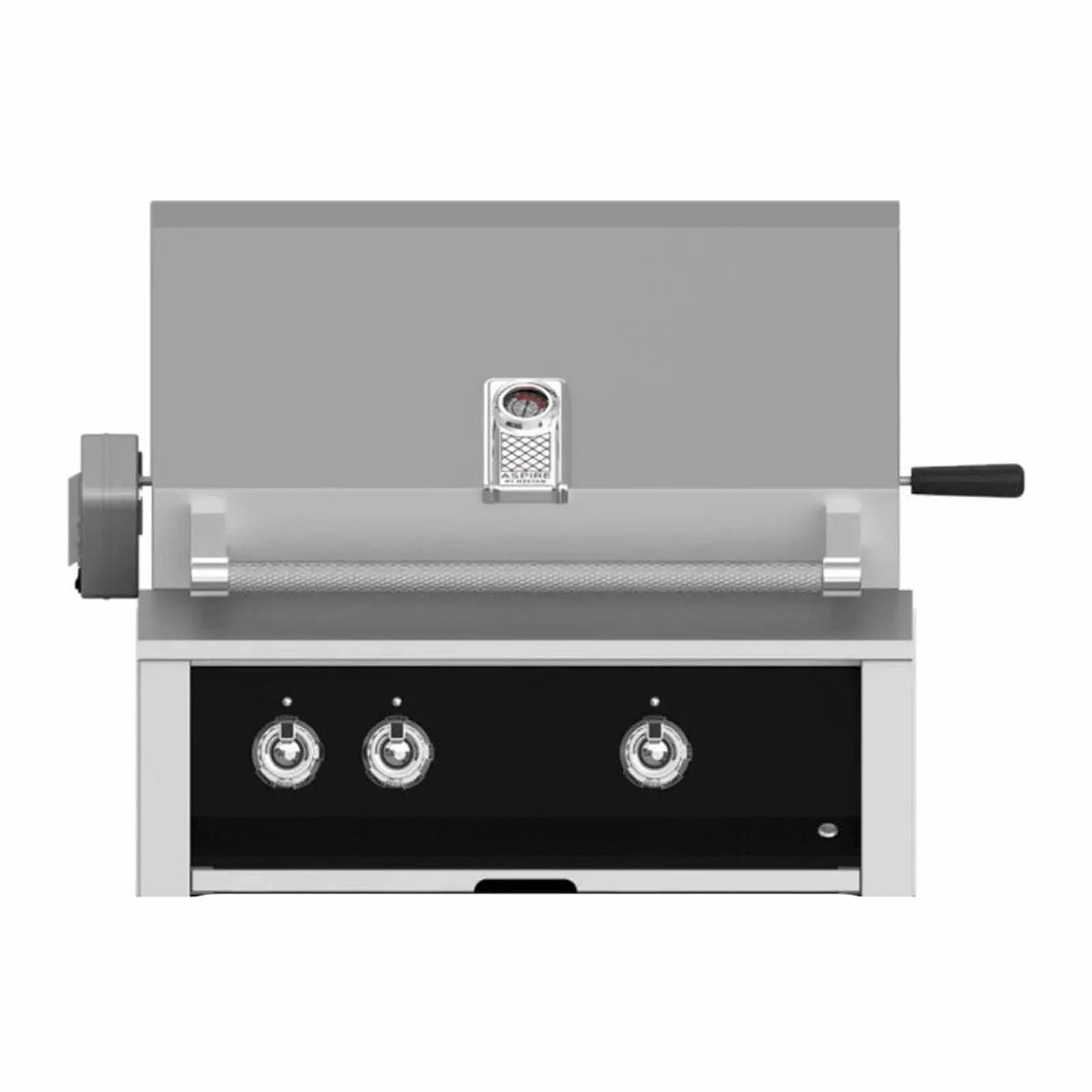 Aspire by Hestan 30 inch Liquid Propane Gas Grill with Burners and Rotisserie EABR30-LP-BK compact BBQ grill for small spaces