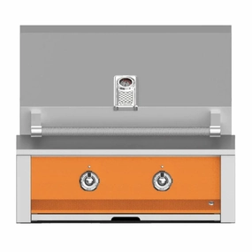 Aspire by Hestan 30 inch Liquid Propane Grill with U Burner and Sear EMB30-LP-OR compact BBQ grill for small spaces