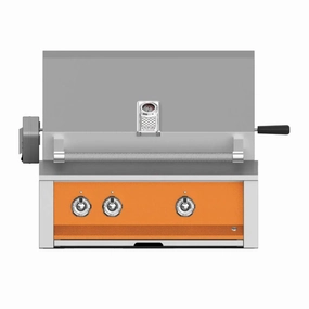 Aspire by Hestan 30-Inch Natural Gas Grill with Burner and Sear Rotisserie EMBR30-NG-OR compact BBQ grill for small spaces